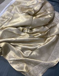 Beautiful Peacock print Designer Silk Saree