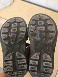 Children's Brown &amp; Black Sandals