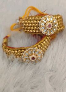 Indian Traditional Gold Bangle Set