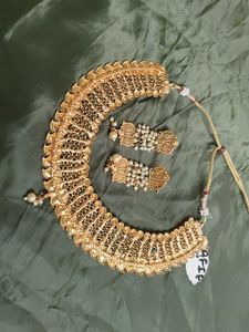 Elegant Indian Necklace and Earring Set