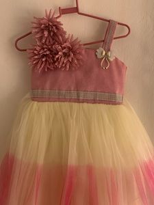 2 Beautiful Pink Frock for Girls compo