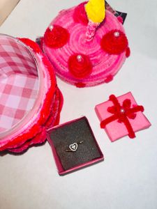 Handmade Pink Birthday Cake Decor