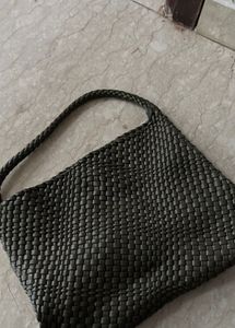 Olive Braided Hobo