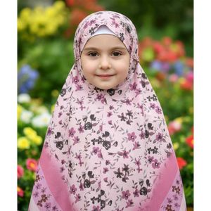 Floral Print Girls Hijab