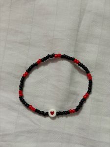 Spiderman Beaded Heart Bracelets (Set of 2)