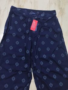 Stylish Navy Blue Printed Palazzos