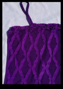 Violet Tube Top