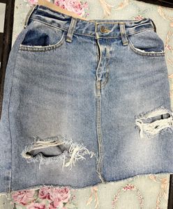 Denim shorts