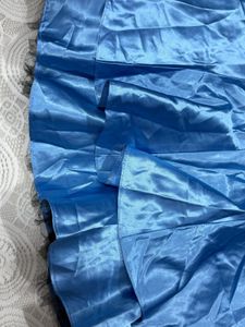 Blue Strapless Party Dress