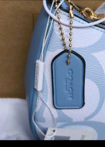 Coach Monogram Cherry Charm Shoulder Bag