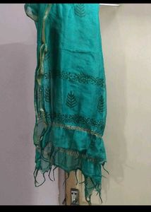 Teal Green Kurta + dupatta
