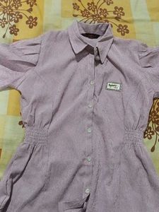 Chic Striped Button-Up Top