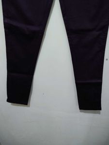 Cottifab Purple Trouser slim or taper fit pant