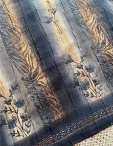 Elegant Printed Saree with Embellishments