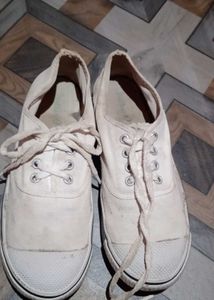 Kids White Sneakers sports shoes