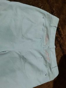 Classic Light Blue Women's Trousers