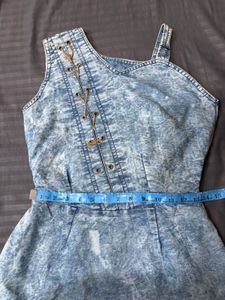 Denim dress for teenage girls 🩵