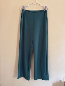 Teal Wide Leg Pants