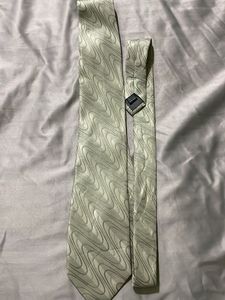 Men's Light Green Patterned Tie