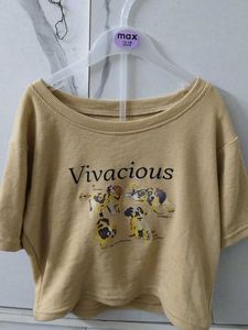 Cute Dog Print Tee