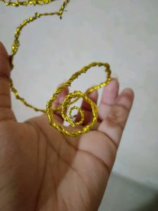 Golden Butterfly Wire arm cuffs.