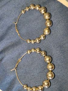 Chunky Ball Hoop Earrings