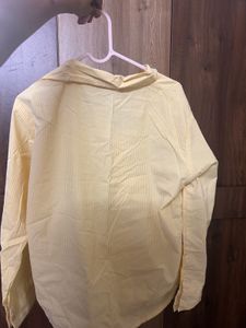Striped Yellow Button-Up Shirt