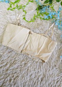 Cream Corset Top