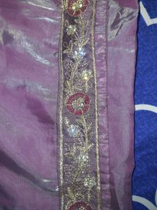 Embellished Lavender dress and shalwar with dupatt