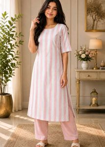Beautiful Pink Kurta Set