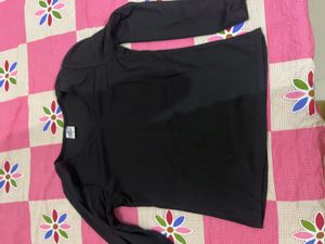 Classic Black Long Sleeve Top
