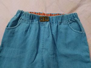 Light Wash Denim Pants