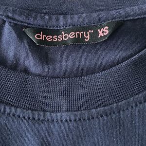 DressBerry-Typography printed tshirt