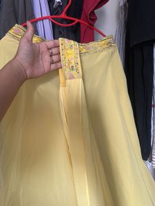 Elegant Yellow Lehenga Choli Set