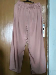 Chic Pink korean trouser Pants