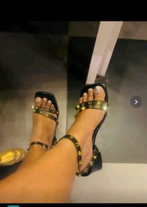 Designer Studded Heels