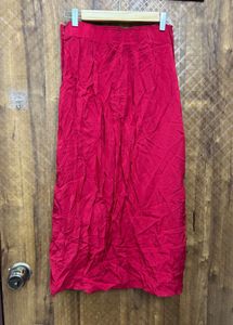Vibrant Red Skirt with Heart Detail(Brand new )