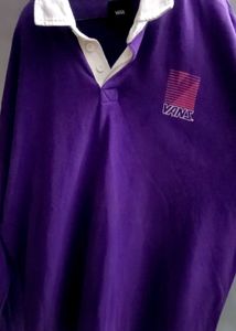 Vans Purple Rugby Shirt
