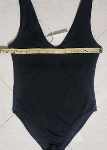 Chic Black One-Piece Swimsuit