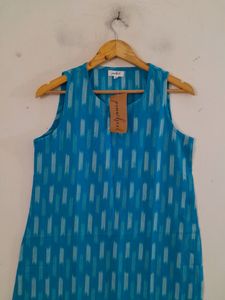 Sky Blue Casual Kurta (Women's)