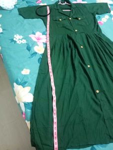 New Reyon Green Kurti - One Piece