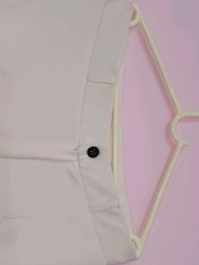 Creamy white  Wide Leg Trousers