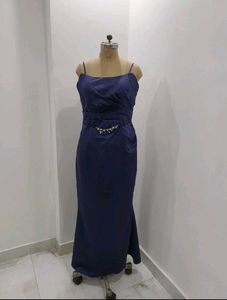 Free shipping 🎀Elegant Navy Blue Maxi Dress