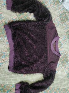 Purple Long Sleeve Top