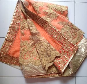 New Heavy Party Wear Wedding Saree With Blouse