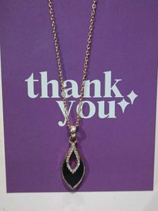 Elegant Rose Gold Tone Necklace