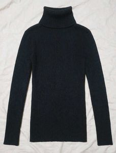 Chic Basic Ribbed Turtleneck Sweater