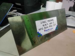 STEEL TROWEL HIGH STAINLESS STEE