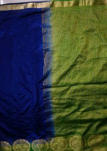 Blue And Green Soft Saree