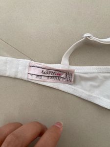 White Padded Bra